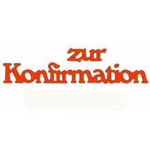 Zur Konfirmation German Word Die Cuts For Card Making German Word Zur Konfirmation dies scrapbook metal cutting dies 2024 - buy cheap