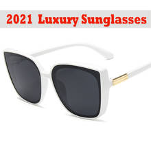 2022 Cateye Designer Sunglasses Women High Quality Retro Sunglasses Women Square Glasses Women/Men Luxury Oculos De Sol N180 2024 - compre barato