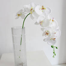 Artificial mini borboleta de seda artificial orquídea flores bouquet 9 cabeças casa jardim festa de casamento decoração do festival de casa 2024 - compre barato