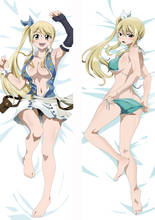 FAIRY TAIL-funda de almohada decorativa para chica, ropa de cama, Anime, Dakimakura, Waifu, abrazando el cuerpo, 50x150, 50x160, 45x45 2024 - compra barato