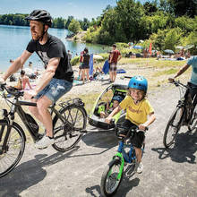 Acoplador de engate de reboque de bicicleta acoplador de substituição trava de engate para o eixo traseiro da bicicleta 2024 - compre barato