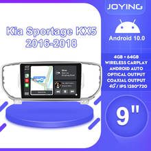 9 Inch Multimedia 1 Din Android 10 Car Radio Stereo Auto Head Unit Carplay 4G For Kia Sportage KX5 2016 2018 Steering Wheel DVR 2024 - buy cheap