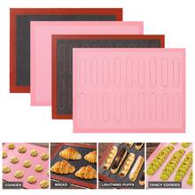 30x40 Non Stick Baking Mat Oven Sheet Liner For Cookie /Bread/ /Biscuits/Puff/Eclair Perforated Silicone Pastry Tool 2024 - buy cheap