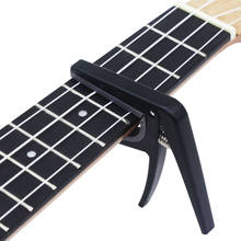 Ukelele Capo de una sola mano, cambio rápido, piezas y accesorios de guitarra profesional, ukelele Tune Quick Change Capo Key 2024 - compra barato