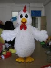 Blanco traje mascota pollo traje de Cosplay fiesta equipo de juego de Carnaval Halloween Navidad interesante divertido personaje de dibujos animados ropa 2024 - compra barato