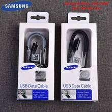Оригинальный кабель Micro USB Samsung, кабель для быстрой зарядки и передачи данных 1 м/1,5 м с коробкой для Galaxy s4 S6 S7 EDGE NOTE 4 5 j5 j7 2024 - купить недорого