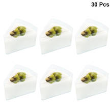 30pcs Disposable Dessert Ice Cream Cup Triangle Yogurt Cups Clear Mousse Cup Dessert Containers For Jelly Pudding 2024 - buy cheap