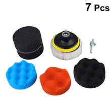7pcs Car Polish Wax Sponge Buffing Polishing Waxing Sponge Pad Kit Global Waffle Foam Pads For Sanding Sealing Glaze Car 2024 - buy cheap