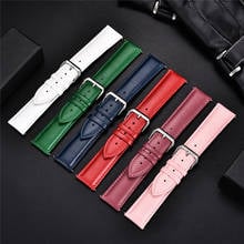 New Genuine Leather Watch Straps Soft Material Watchbands 14mm 16mm 18mm 20mm 22mm Watch Band Men Women Bracelets 2024 - buy cheap