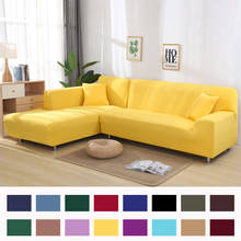 Capa de veludo para sofá em forma de l, capas elásticas para sofá, 1/2/3/4 lugares # bb02 2024 - compre barato