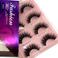 2020 New 4 Pairs 3D Eyelashes Hand Made Natural Long Faux Mink Lashes High Quality False Lashes Extensions Maquiagem Makeup Tool 2024 - buy cheap