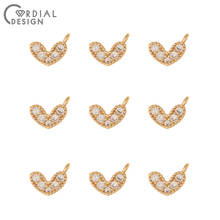 Cordial Design 100Pcs 6*10MM DIY Charms/Jewelry Accessories/CZ Pendant/Hand Made/Earrings Making/Jewelry Findings & Components 2024 - buy cheap