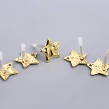 10pcs DIY Earrings SettingsStar Earrings Connectors Geometric Earrings Base Stud Earrings for Jewelry Making Accessories 2024 - buy cheap