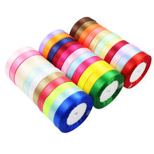 Rollo de 25 yardas/rollo de 6mm, 10mm, 15mm, 20mm, 25mm, 40mm, 50mm, accesorios de embalaje de regalo para decoración DIY de fiesta de boda 2024 - compra barato