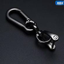 1Pcs Car Keychain Simple Strong Carabiner Buckle Chain Ring Detachable Keyring Key Holder 2024 - buy cheap