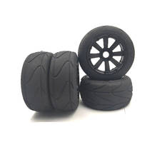Rueda delantera o trasera de carretera, juego de neumáticos calva apto para 1/5 HPI ROVAN ROFUN KM BAJA 5B SS, piezas de juguetes de coche Rc 2024 - compra barato