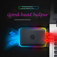 Ventilador de vacío silencioso para ordenador portátil, Enfriador de refrigeración con USB, disipador de calor rápido, velocidad ajustable, novedad de 2020 2024 - compra barato