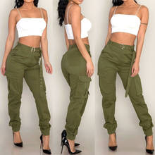 Брюки-карго женские армейские повседневные, спортивные штаны для бега в стиле милитари 2024 - купить недорого