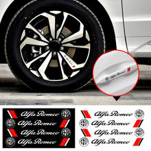 4Pcs Car Styling Creative Car Door Handle Decals Design Stickers Vinyls For ALFA ROMEO Brera 147 156 166 159 GT Spider Giulietta 2024 - buy cheap