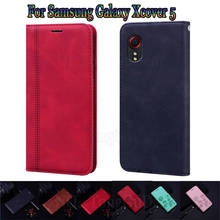 Funda de cuero con tapa para Samsung Galaxy Xcover 5, Xcover5 Carcasa protectora para Samsung Galaxy, cartera, bolsa para el Hoesje 2024 - compra barato