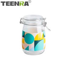 TEENRA 500ML Kitchen Storage Bottles Lead-free Glass Sealed Jar Grains Storage Jar Airtight Food Storage Containers 2024 - buy cheap