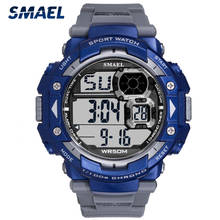 Smael-relógio digital masculino led, 12/24 horas de cronógrafo, marca de luxo, militar, pulseira, relógio para homens 2024 - compre barato