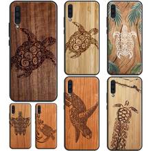 Turtle Wood Pattern Case For Samsung A52 A72 A32 A12 A22 A21S A11 A31 A41 A51 A71 A03S A40 A50 A70 A52S Coque 2024 - buy cheap