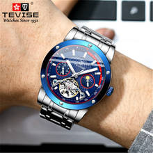 Tevise 2020 New Luxury Automatic Mechanical Watches Tourbillon Wristwatch Waterpoof Business Clock Relogio Masculino Men Watch 2024 - buy cheap