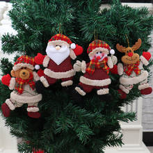 Muñeco con forma de muñeco para decoración del hogar, colgante de puerta de ciervo, muñeco de nieve para decoraciones para árboles de Navidad, regalo de Navidad 2024 - compra barato