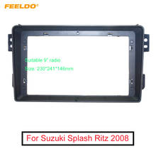 FEELDO Car Stereo 9" Big Screen Fascia Frame Adapter For Suzuki Splash Ritz 2Din Dash Audio Fitting Panel Frame Kit 2024 - buy cheap