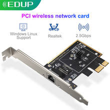 EDUP PCI-E 2.5Gbps gaming network card Built-in wired network card 2500M network port expansion Desktop computer network adapter 2024 - buy cheap