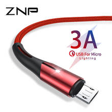 Микро-кабель ZNP USB 3A, кабель для быстрой зарядки и передачи данных для Samsung, Xiaomi, LG, Android 2024 - купить недорого