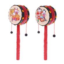 Spin Rattle Drum Monkey Drum Chinese Kid Toy Gift F3ME 2024 - buy cheap