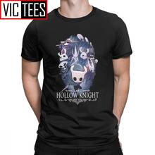 Hollow Knight Men T Shirt Skull Video Game Vintage Tee Shirt Short Sleeve Crew Neck T-Shirt 100 Premium Cotton Party Sweatshirt 2024 - buy cheap