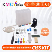 Kmcyink-kit de substituição de tanque ciss para impressoras deskjet f2180 f2200 f2280 f4180 f300 f380 380 d2300. faça você mesmo 2024 - compre barato