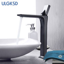 ULGKSD Basin Faucet Vanity Sink Water Kitchen Mixer Tap Hot Cold Water Bathroom Sink Faucet Single Handle Hole Deck Mount Crane 2024 - buy cheap
