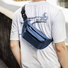 Waterproof Man Waist Bag Fashion Chest Pack Outdoor Sports Crossbody Bag Casual Travel Male Bum Belt Bag 2024 - buy cheap