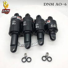 DNM AO-6 Air Rear Shock Air pressure adjustable 100mm 125mm 150mm 165mm folding bike mountain bike bicycle rear shock absorber 2024 - buy cheap