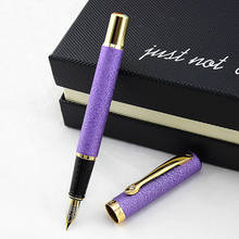 High Quality Iraurita Fountain Pen Full Metal Luxury Pens Caneta Office School Stationery Supplies engrave DIKA WEN logo 2024 - buy cheap