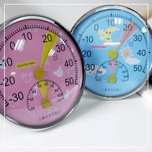 Odatime termômetro higrômetro mecânico para sala de crianças banheiro interior ao ar livre temperatura e umidade metros registador 2024 - compre barato