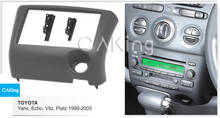 Panel de Radio de salpicadero de doble Din para coche, marco de Audio, instalación de placa de Facia, para Toyota Yaris,Echo,Vitz,Platz, 1999-2005 2024 - compra barato