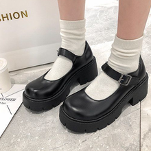 Fashion Japanese Lolita Single Shoes Female Mary Jane Women's Shoes Retro High-Heeled Thick-Soled Student Small Leather Shoes 2024 - buy cheap