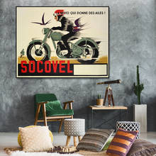 Vintage Car Poster Sovocal Moto Racing Poster Painting Canvas Print Home Decor Wall Art Picture For Living Room No Frame 2024 - buy cheap