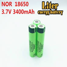 Liter energy battery 4PCS 100% original 18650 3400mAh battery NOR18650B 3.7 V lithium-ion Rechargebale battery 2024 - buy cheap