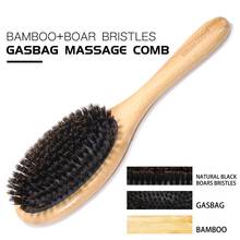 1Pcs Wood Comb Anti-static Massage Scalp Brush Healthy Paddle Cushion Hair Loss Massage Brush Hairbrush Comb Scalp Hair Care 2024 - buy cheap