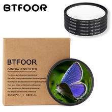 BTFOOR Macro Close Up Filter 49 52 55 58 67 72 77 82 Mm for Camera Canon Lens EOS M50 250d 6d 600d Nikon D3200 D3500 Sony A6000 2024 - buy cheap