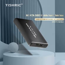 TISHRIC-carcasa de disco duro externo, caja para disco duro, Usb 3,0 a M-SATA, NGFF, M.2, 8 TB 2024 - compra barato