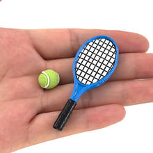 Mini raquete de tênis para carro, decoração de 1/10, rc crawler, scx10 tamiya c01 rc4wd d90 tf2 traxxas 2024 - compre barato