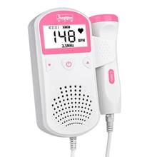 Monitor de ritmo cardíaco Fetal Doppler, pantalla Lcd sin radiación, Detector de ritmo cardíaco, sonido Fetal y bebé, 1 Juego 2024 - compra barato