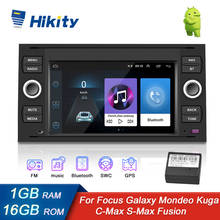 Hikity-reproductor Multimedia con GPS para coche, autorradio 2 Din con Android, vídeo, Canbus, para Ford/Focus/s-max/Mondeo 9/Galaxy c-max 2024 - compra barato